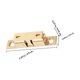 thumbnail image 2 of FUTUREORYY 4Ud Metálico Ajustable Para Puertas De Y Muebles En Latón Dorado, 2 of 8