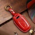 thumbnail image 3 of for Audi,Keyless Entry Key Fob Case,Leather Key Holder with Full Protection,Compatible with Audi A4 A5 A6 A7 A8 Q6 Keychain (Type B), 3 of 8