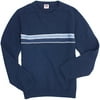 Faded Glory - Big Men's Cotton Crewneck Stripe Sweater