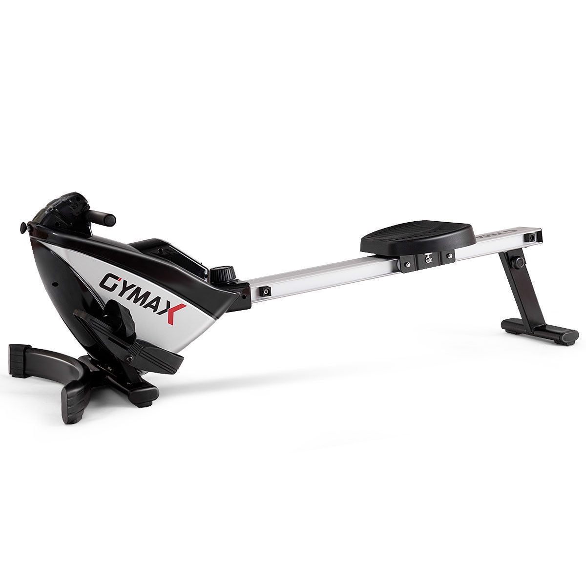 Gymax Folding Magnetic Rowing Machine Rower Exercise Cardio Adjustable Resistance Walmart