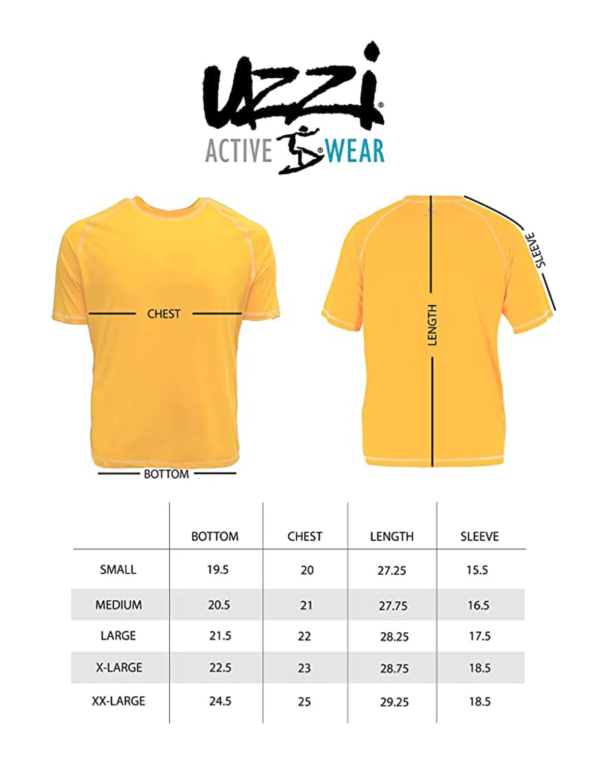 Mens UPF 50+ Rashguard Swim Tee Long Sleeve Running Shirt Swimwear Swim  Shirts, Black, Size: L, Uzzi Active Wear 