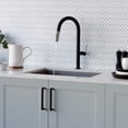thumbnail image 2 of Stylish Catania Single Handle Matte Black Pull Down Kitchen Faucet K-141NS, 2 of 16