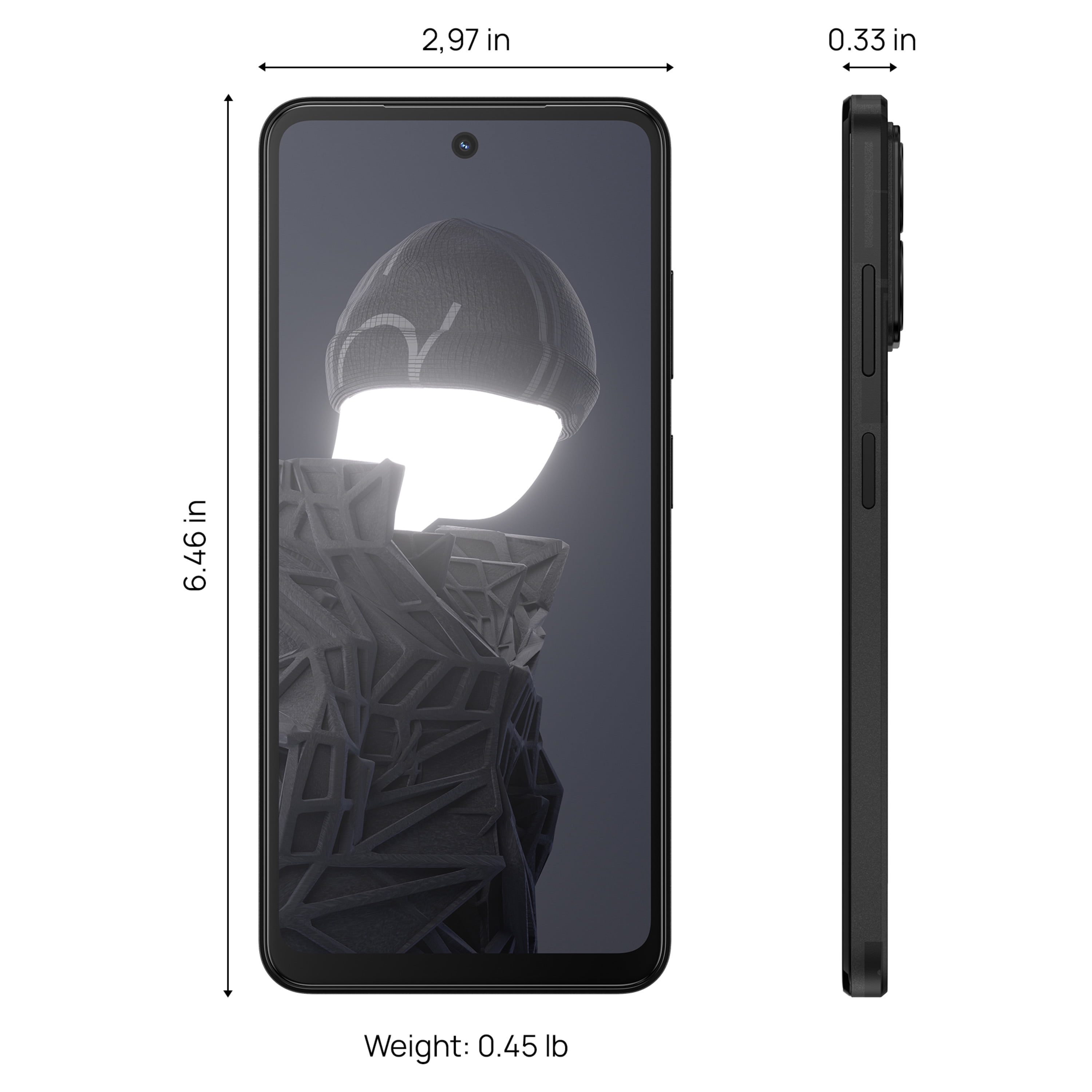 HMD Fusion TA-1658 128GB GSM Unlocked Android Smartphone - Noir
