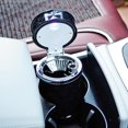 thumbnail image 4 of Cenicero de coche con luces LED, caja de soporte para contenedor de cigarrillos automático (negro) Ndcxsfigh Libre de BPA, 4 of 4