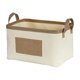 thumbnail image 2 of Foldable Storage Basket With Handle For Wardrobe Shelf Nursery Bedroom Living Room, 2 of 6