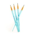 thumbnail image 5 of Crafter's Choice Black Taklon Round Brush Set-4/Pkg, 5 of 8