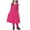 Hot Pink, variant on Girls Long Sleeve Dress and Pants Set, Slim Fit Two-Piece Outfit for Kids, Toddler Matching Dress Set with Leggings, Casual Coordinated Outfit for School and Play Black XXXL