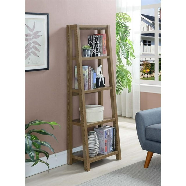 Convenience Concepts Bibliothèque Newport Lilly en Bois Brun