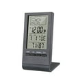thumbnail image 2 of Indoor Outdoor Wireless Color Display Digital Temperature Humidity Weather Forecast Station With Clock And Adjustable Backlight, 2 of 7