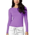 thumbnail image 2 of Adar 3 Pack Women's Comfort Long Sleeve T-Shirt/Underscrub Tee - 2903 - LSS - S, 2 of 6