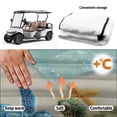 thumbnail image 5 of Yuyamidu Sea Turtle Golf Cart Seat Covers for Club Car Starfish Golf Cart Towel Seat Covers with Front Pockets for 2 Seats Heavy Duty Washable Club Car Accessories in Summer, 5 of 7
