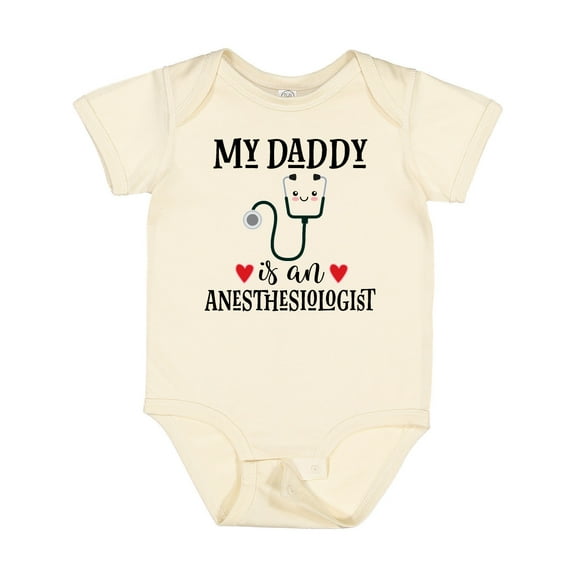Inktastic Anesthesiologist Daddy Baby Boys or Girls Baby Bodysuit