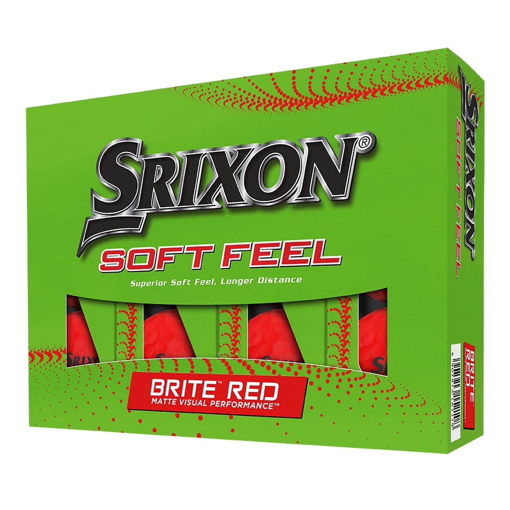 (2 pack) Srixon Soft Feel Golf Balls, 1.45 lb, 12 Pieces