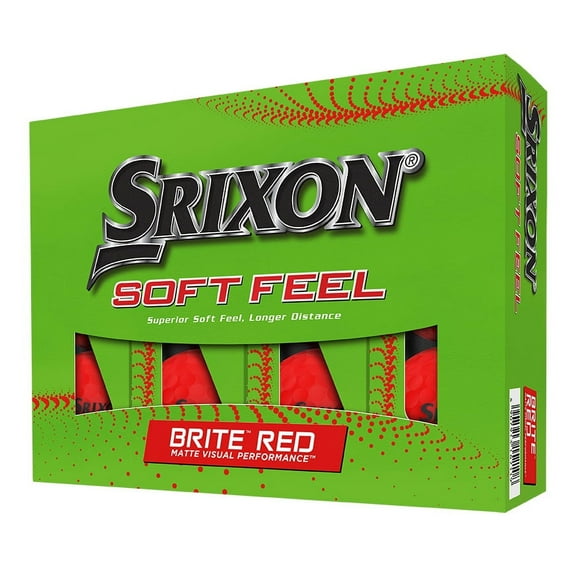 Srixon Soft Feel 14, Brite Red 12pk