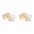 thumbnail image 2 of Airokiy Fake Pearl Clip On Earrings For Women Silver Non Pierced Platinum Plated Earrings Hypoallergenic Silver Clips Trendy Wedding Jewelry for Women, 2 of 5