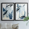 thumbnail image 6 of Wexford Home Indigo Swash I Premium Framed Print, 26.5" x 36.5" - Ready to Hang, Black (Set of 2), 6 of 9