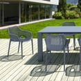 thumbnail image 3 of Air XL Extension 9 Piece Dining Set in Dark Gray, 3 of 6