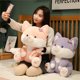 thumbnail image 3 of TRKIYQC Bonito juguete de zorro de peluche, juguete de peluche de animal suave, regalo de vacaciones para niños adultos (rosa, morado) TRKIYQC casual, 3 of 5