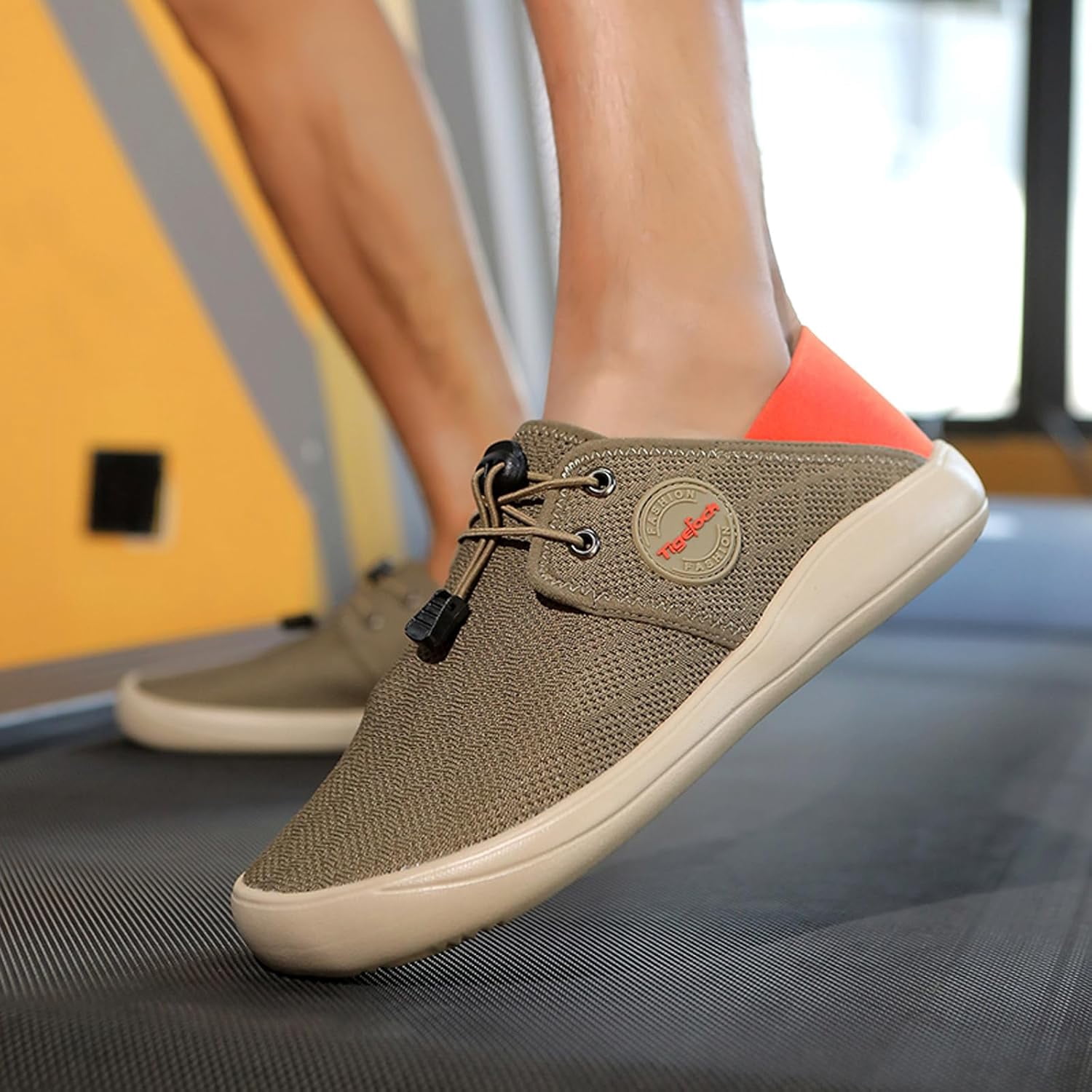 Men's Barefoot Shoes Wide Toe Box Zero Drop Minimalist Trail Running Shoes - Gym Training Shoes for Hiking Walking Water