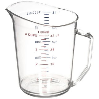 Cambro Camwear Measuring Cups 8 Oz Clear Pack Of 12 Cups - Office
