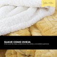 thumbnail image 2 of Cobertor Cobija Aborregado Con Forro Polar Sherpa | Suave | Caliente | Ligera | Tamaño 230x200cm (Amarillo, 230x200cm), 2 of 7