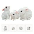 thumbnail image 3 of 3Pcs Micro Rabbit Decors Resin Easter Bunny Adorns Adorable Animals Adorns, 3 of 7