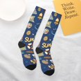 thumbnail image 4 of Daiia Sports Socks Marine Nautical Printed Novelty Crew Socks for Men Women Knee High Socks Cotton Socks Soft & Breathable Support Unisex Socks, 4 of 9
