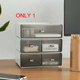 thumbnail image 1 of Drawer Type Cosmetic Storage Office Desktop Stationery Finishing Box Free Combination Multilayer Stackable Storage Box A, 1 of 4