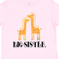 thumbnail image 4 of Inktastic Big Sister Announcement Girls Giraffe Girls Toddler T-Shirt, 4 of 5