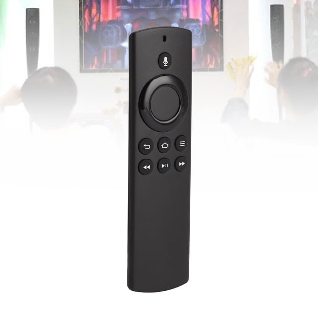 Control remoto de Voz de Reemplazo, combinación fácil del control remoto de la voz de televisión negra alta sensibilidad para televisores cubo 1er 2nd gen