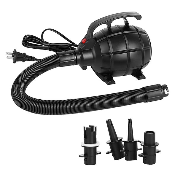 Amdohai Portable 500W Electric Pump Air Mattress Pump Air Bed Pool Toy Raft Boat Quick Inflation Electric Air Pump for Inflatables