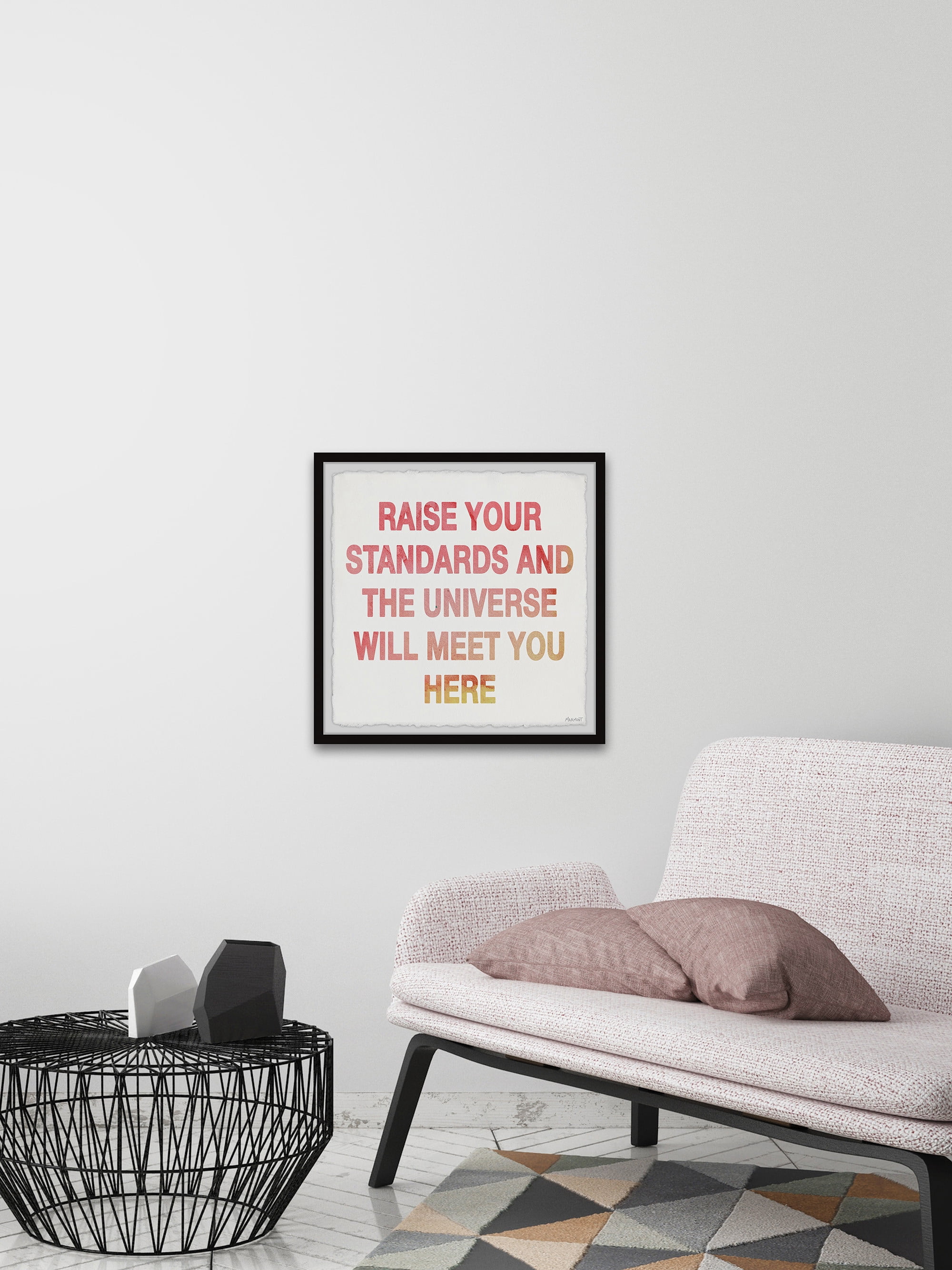 Marmont Hill Raise Your Standards II Framed Wall Art