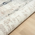 thumbnail image 5 of 5' X 7' Beige Cream Blue And Gray Abstract Stain Resistant Area Rug, 5 of 8