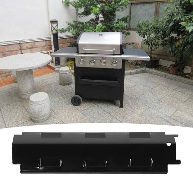 Heat Plate Shield, Porcelain Steel Construction Easy To Install Gas Grill Heat Plate Easy To Clean for Gas Grills