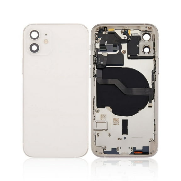 Replacement Back Housing Cover With Parts For Apple iPhone 12 - White