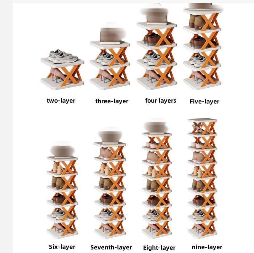 7Tiers Vertical Shoe Shoe Shelf,Large Shoe Boxes