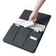 thumbnail image 3 of Bolsa de forro para computadora portátil, bolsa de almacenamiento manual con múltiples compartimentos, bolsa para computadora con tapa impermeable, 3 of 3