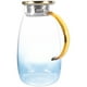 thumbnail image 2 of Jarra de agua fría de vidrio de 1500 ml con tapa de acero inoxidable (azul), 2 of 5