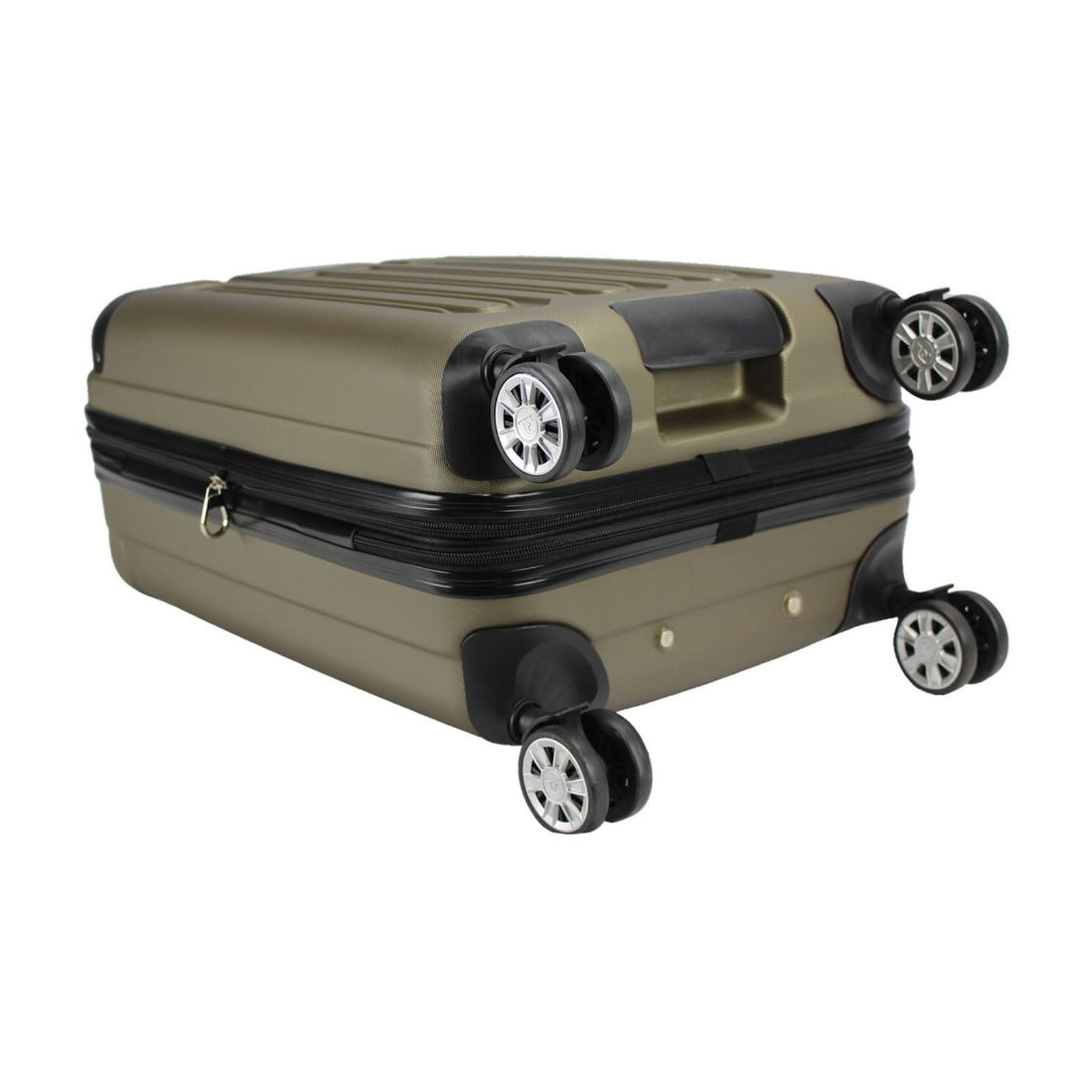 Dejuno Tutin 3-Piece Hardside Spinner Luggage Set With TSA Lock - Olive