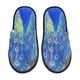 thumbnail image 1 of Fotbe Peacock Pantuflas Peludas para Mujer con Estampado, Zapatillas de Peluche, Zapatos de Invierno para Casa, Uso Interior y Exterior-Medium, 1 of 8