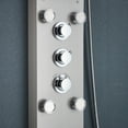 thumbnail image 6 of Zamery Shower Panel Tower Bath Column with LED Waterfall Head LED Body Jet System Hand Shower Spout Temperature Display Wall Mounted Unit, Brushed Nickel, 6 of 9
