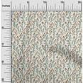 thumbnail image 2 of oneOone Cotton Cambric Orange Fabric Leaves & Clover Sewing Craft Projects Fabric Prints By Yard 42 Inch Wide, 2 of 6