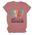 thumbnail image 4 of Letter Printed Women's Round Neck Short Sleeves, 4 of 10
