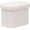 White, variant on Storage Ottoman for Dorm Room, Boucle Folding Storage Ottoman Foot Rest, 16.14 Inches Small Collapsible Ottoman Cube for Living Room White Cream