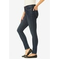 thumbnail image 3 of Woman Within Plus Size Tall Slim-Leg Stretch Comfort Denim Five-Pocket Jeans, 3 of 4