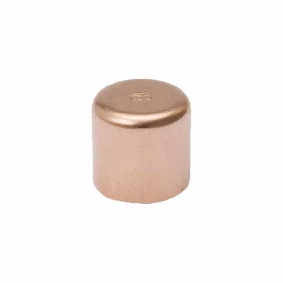 Streamline Cap,Wrot Copper,3/8" Tube,CxC W 07006