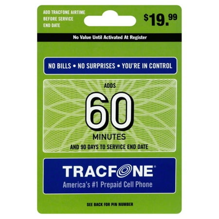 Tracfone 60 Minutes $19.99