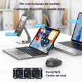 thumbnail image 4 of Teclado Inalámbrico Plegable, MARVA Recargable con Touchpad, Bluetooth Portátil para iPad Tablet Android iOS Windows, Soporte Ajustable y Antideslizante Funda Protectora Desmontable, 4 of 8