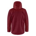 thumbnail image 3 of Penkiiy Mens Zipper Bomber Long Jacket Hooded Lightweight Windproof Trench Coat Casual Windbreaker Notched Lapel Overcoat 2XL Red, 3 of 6