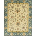 thumbnail image 1 of Ahgly Company Tapis d'Intérieur Rectangulaire Abstrait Chrome Or Jaune Oriental, 2 Pieds x 5 Pieds, 1 of 6